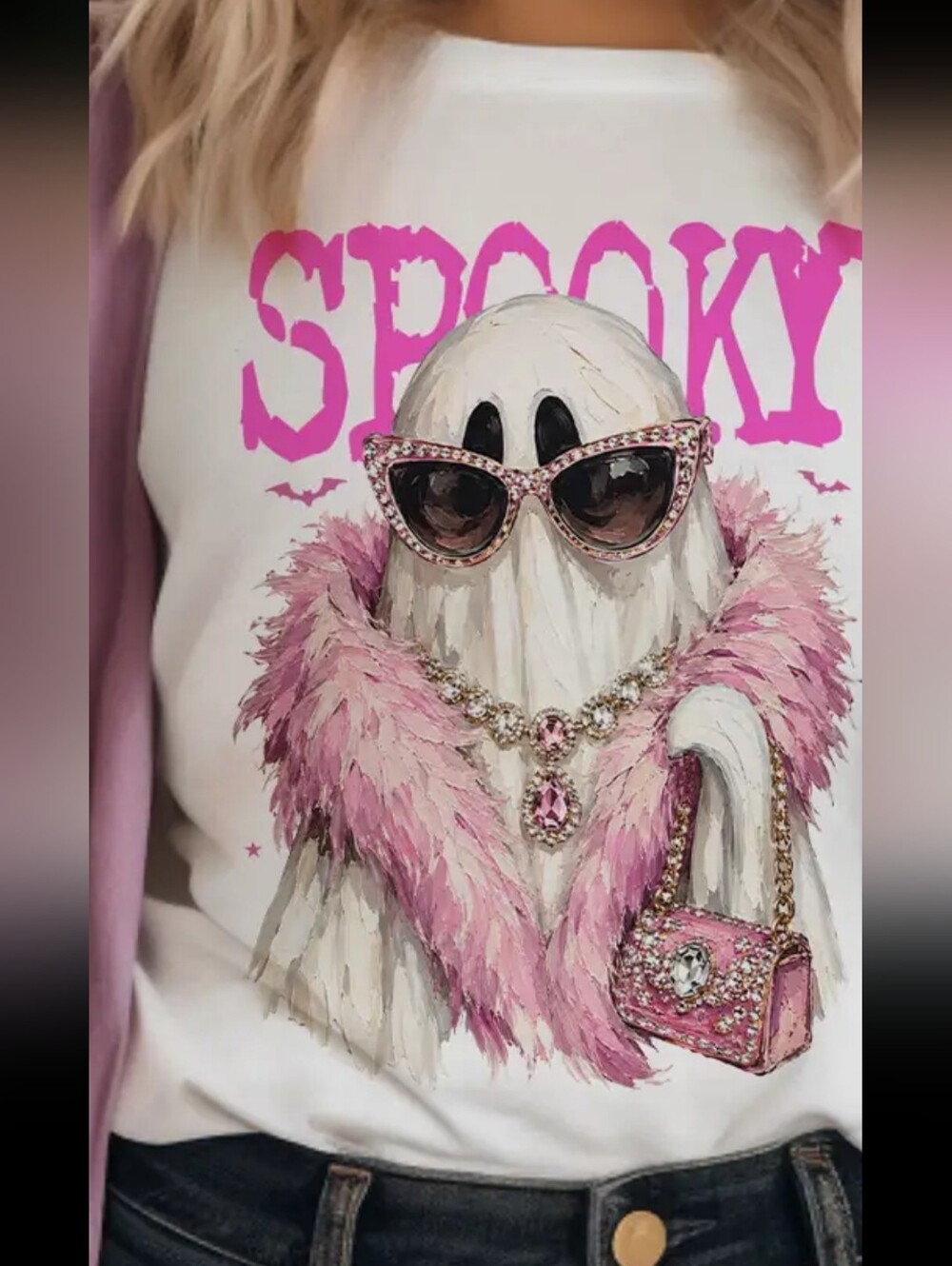 #2007 Pretty in Pink Spooky Tee